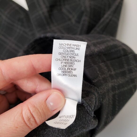 J. Jill Pants Womens Small Ponte Slim Leg Plaid Pull On Straight Leg Comfort - Picture 7 of 11